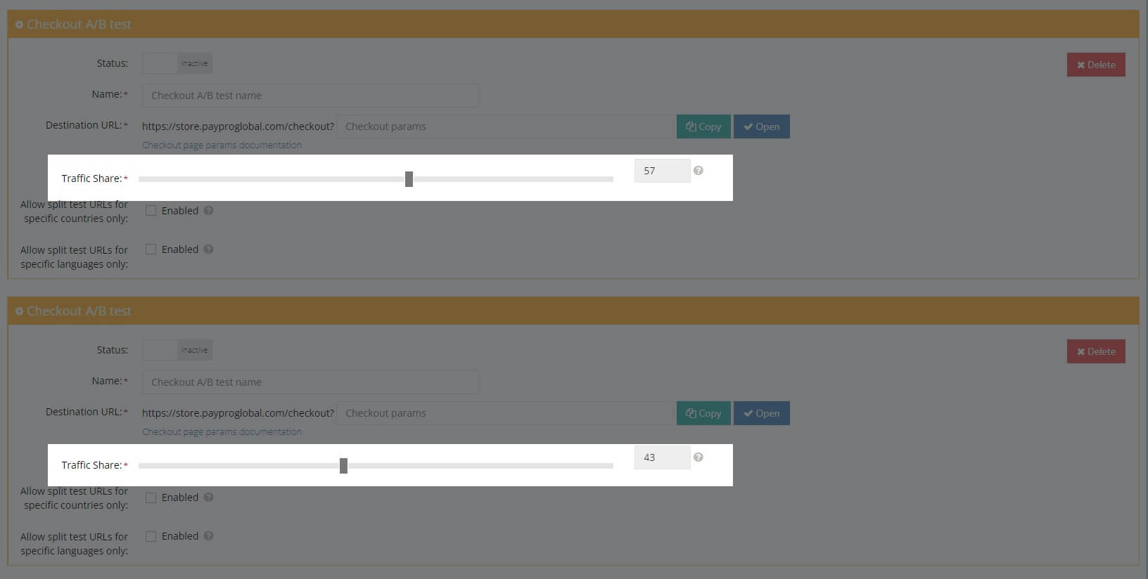 How  A/B tests their checkout flow